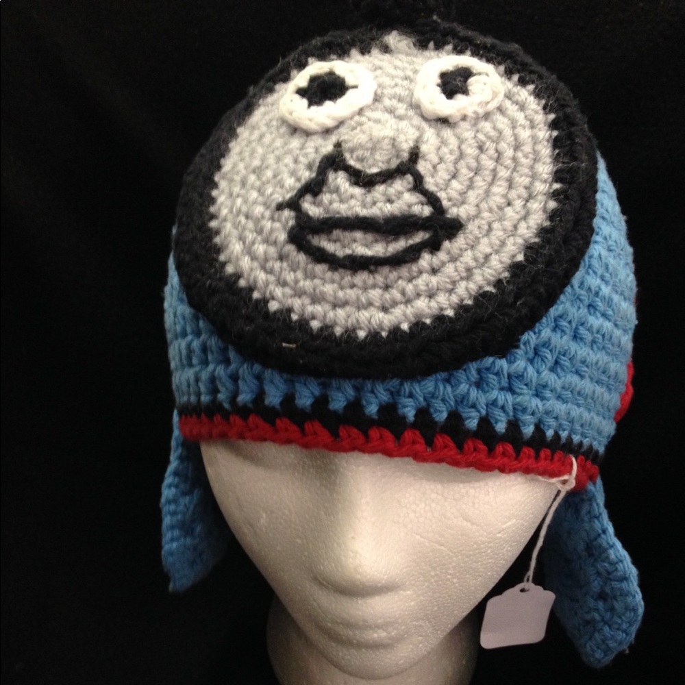 Blue Train Hat With Number 1